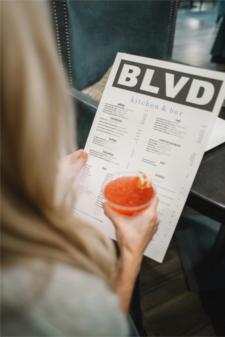BLVD Kitchen Menu